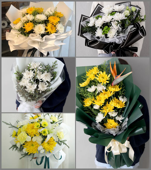 广东肇庆市鼎湖区坑口街道白事花束代送